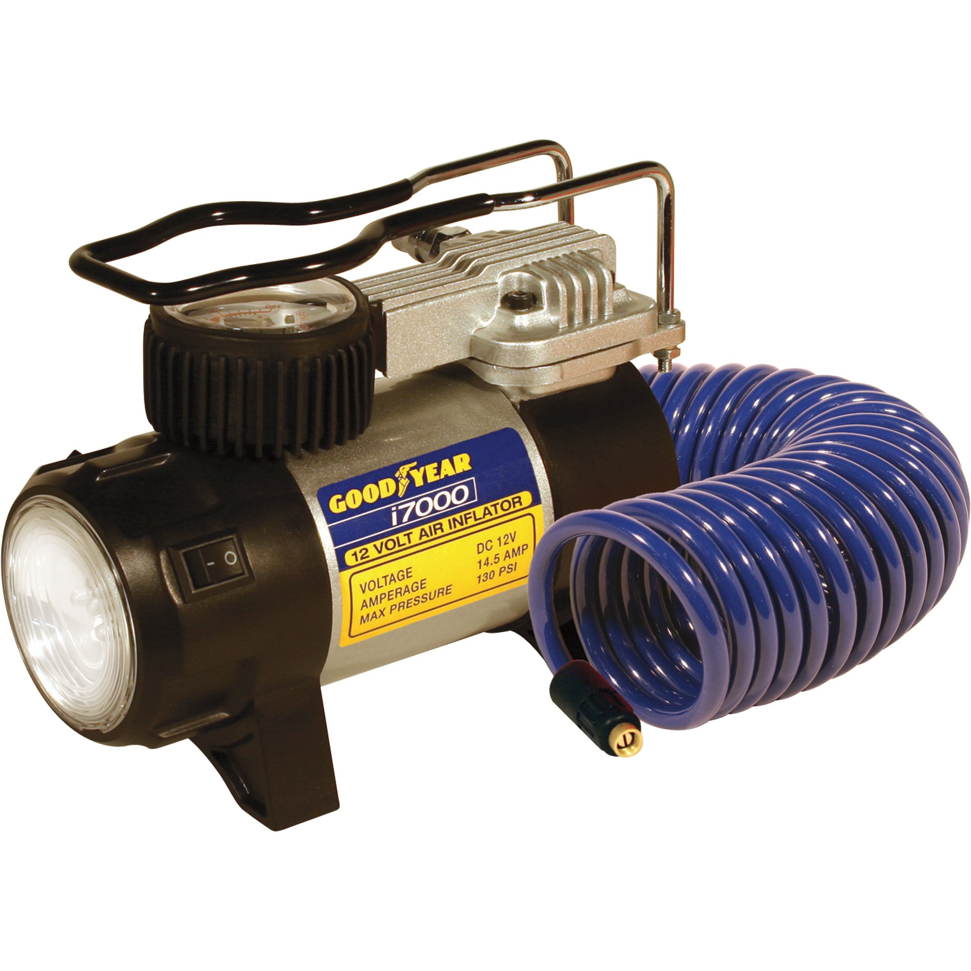 Goodyear 12 Volt 130 PSI Compressor — Model# i7000